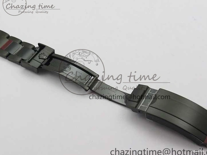 Steel V6F VS3135 1:1 V2 904L DLC Edition Submariner Black 116610 Blacken Best 0519